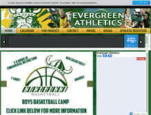 Tablet Screenshot of evgathletics.org
